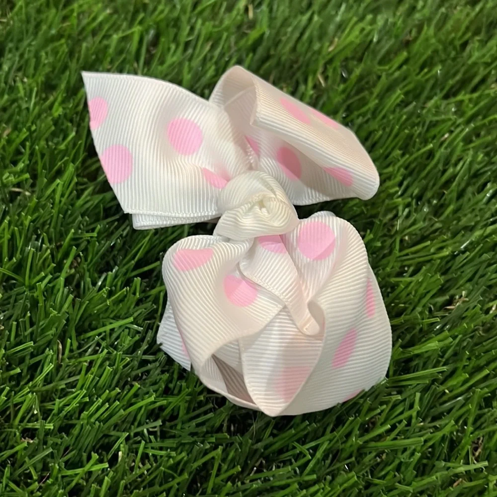 Little girls hair bow/clip lot of 9